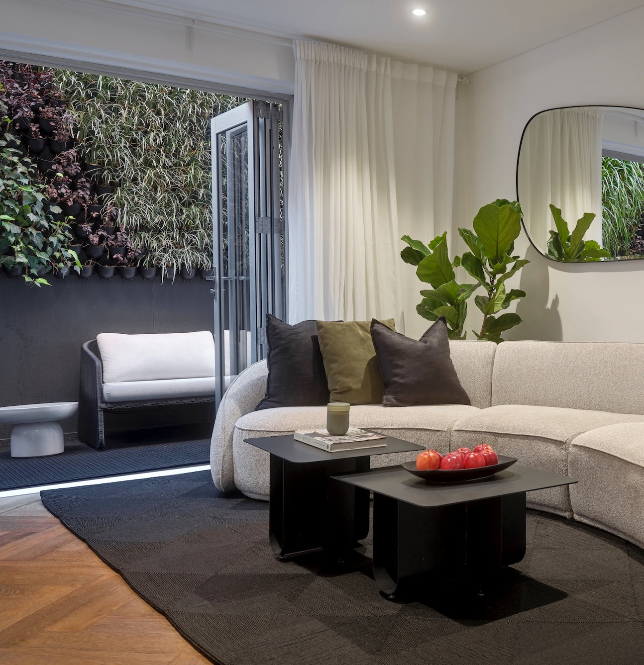 Before & After: Capella Sable Rug Living Room Transformation